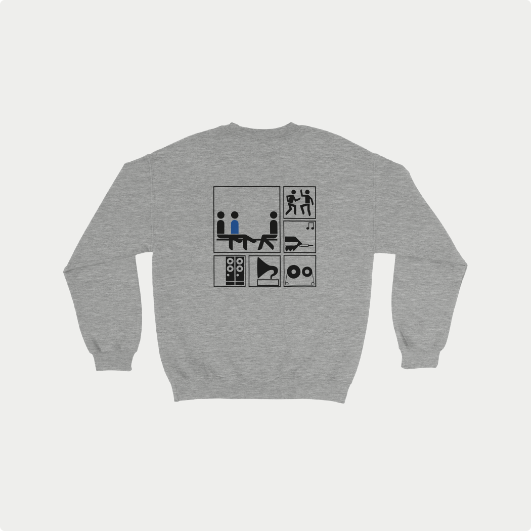 Grey Picto Jumper