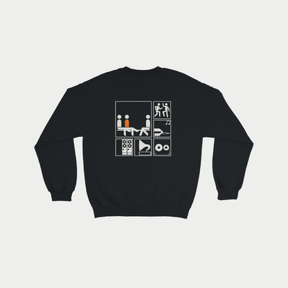 Black Picto Jumper