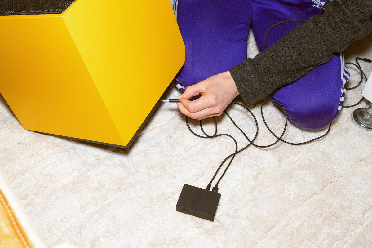 Plugging the Streamplayer into a speaker